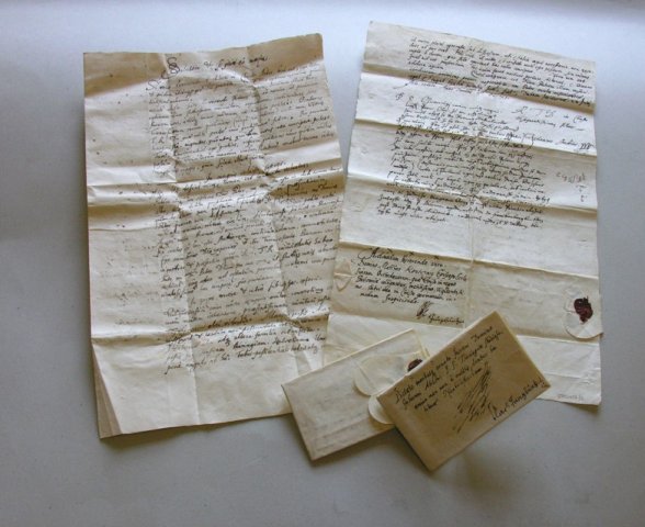 A few of many letters which were sent to Bishop Konecny.