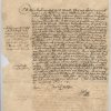 The letter of Jan Korvin, the administrator of the Prague German-speaking congregation, with annotations of Matous Konecny.