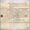 The letter written by Vaclav Budovec of Budov, one of the most important representatives of the Czech nobility in the era before the Battle of White Mountain, the owner of the estate Mnichovo Hradiste and monastery Hradiste nad Jizerou. He was execut