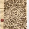 The letter written by Utraquist priest Tobias Belsky coming from Mlada Boleslav to Matous Konecny. 